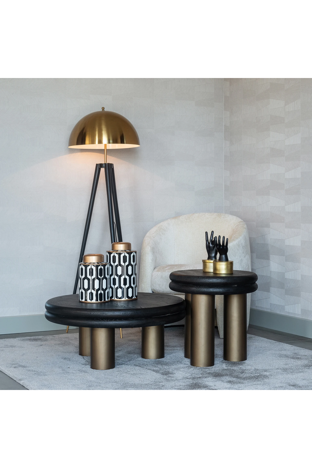 Metal Tripod End Table | Oroa.com