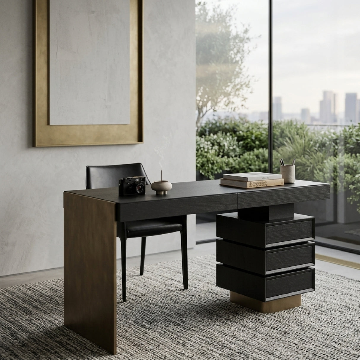 Modern 5-Drawer Desk | Oroa.com