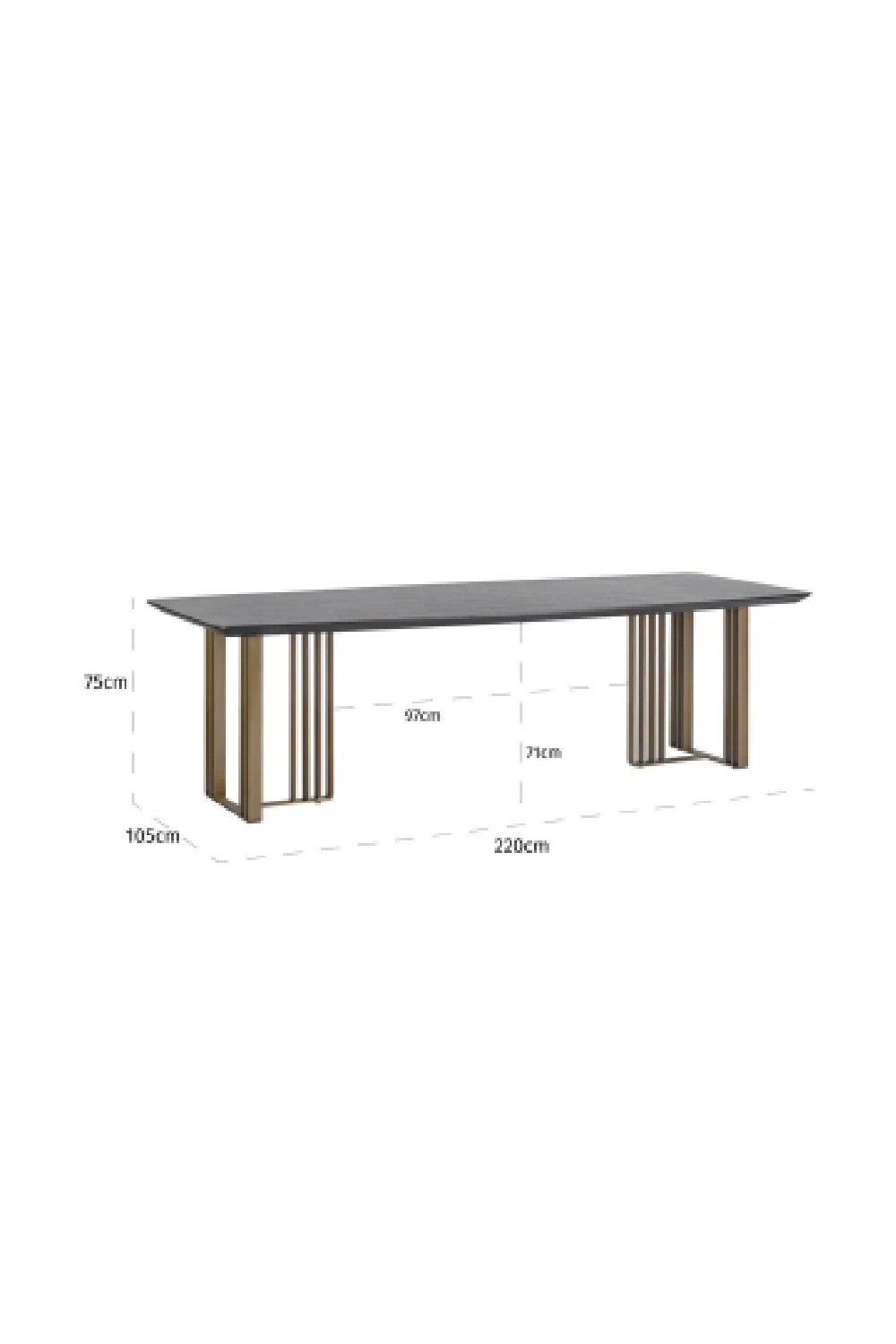 Black Oak Dining Table | Richmond Interiors Maverick | Oroa.com