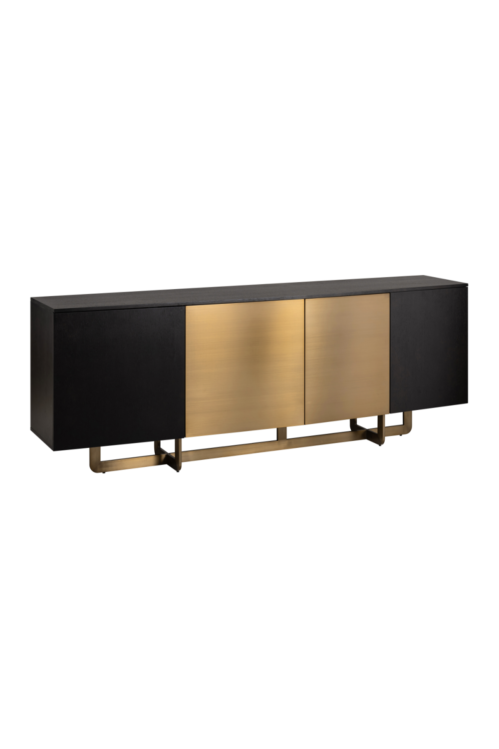 Black Oak 4-Door Sideboard | Richmond Interiors Dax | Oroa.com
