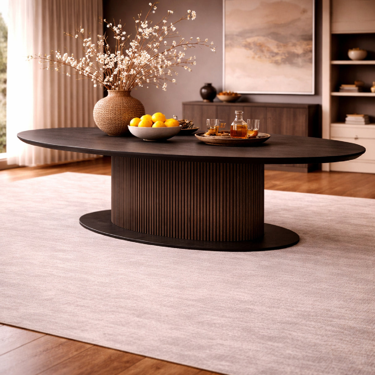 Contemporary Oval Dining Table | Oroa.com