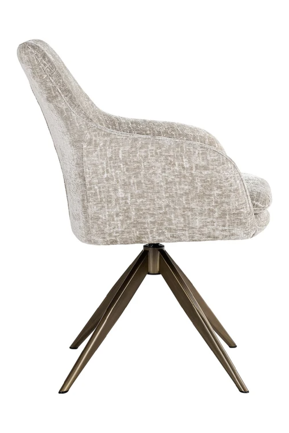 Upholstered Quadropod Swivel Chair | Richmond Interiors Lisonne | Oroa.com