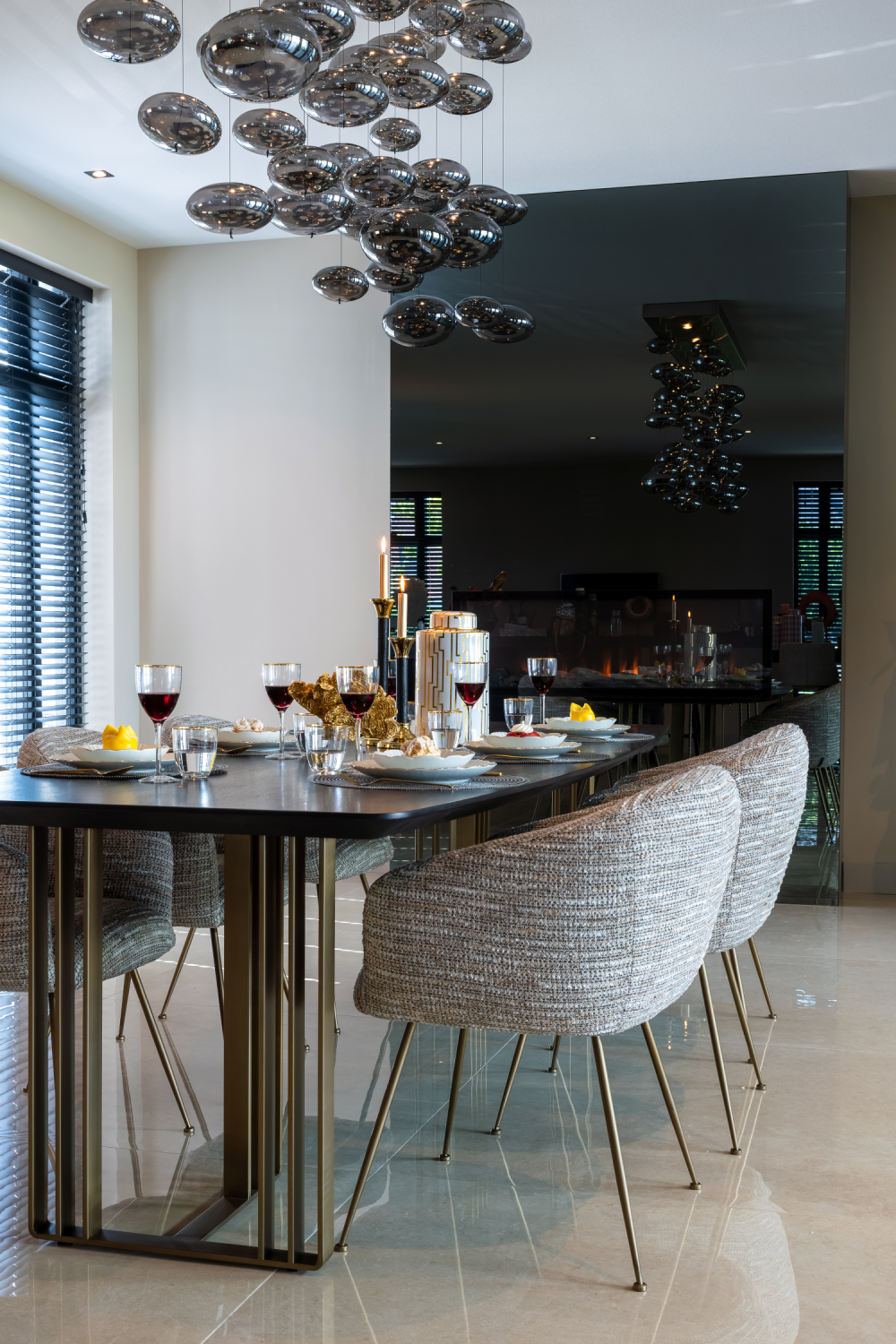 Beige Curved Dining Chair | Richmond Interiors Amalfi | Oroa.com