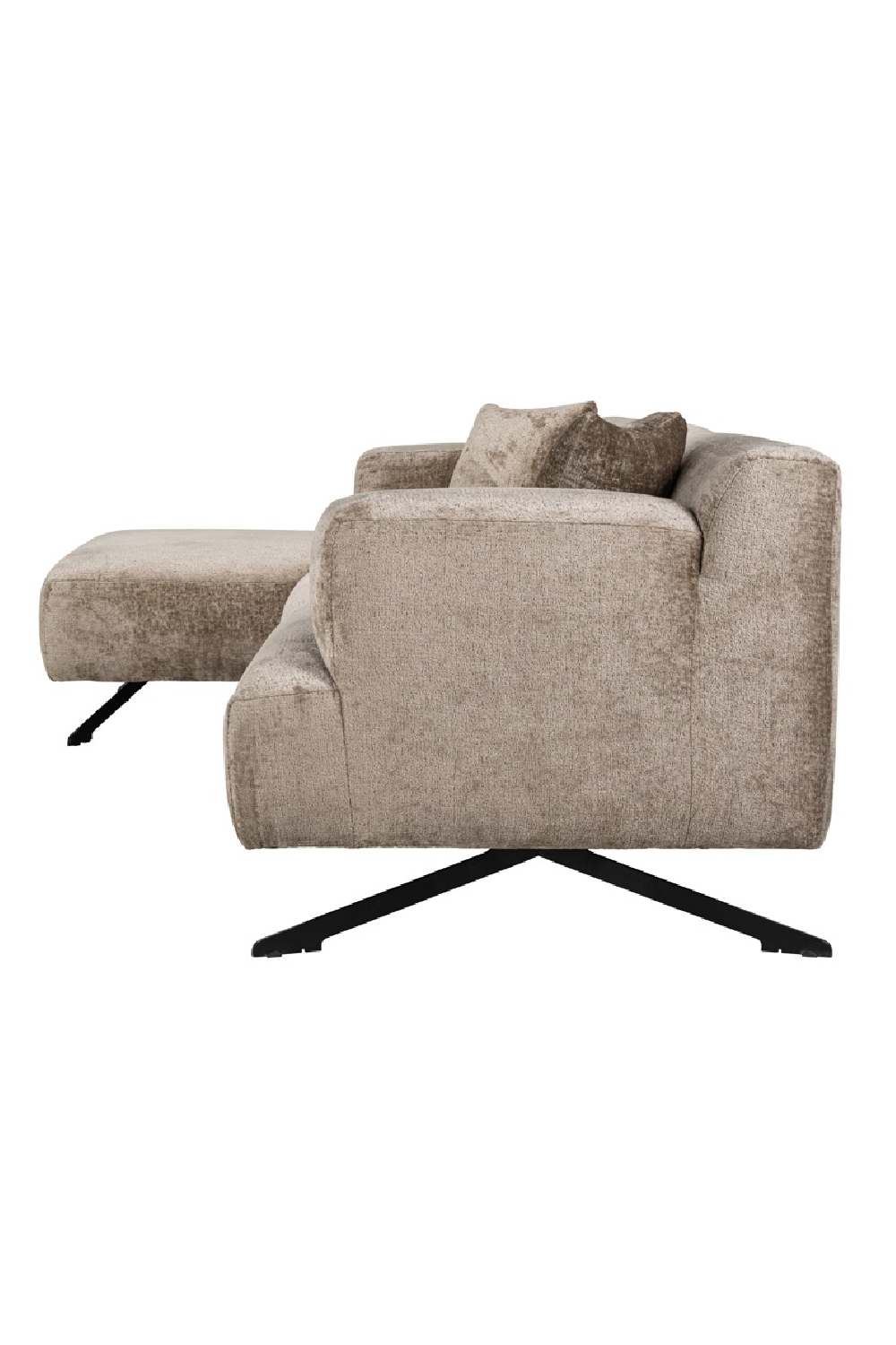 Taupe Chenille Contemporary Sofa | Richmond Interiors Donovan | Oroa.com