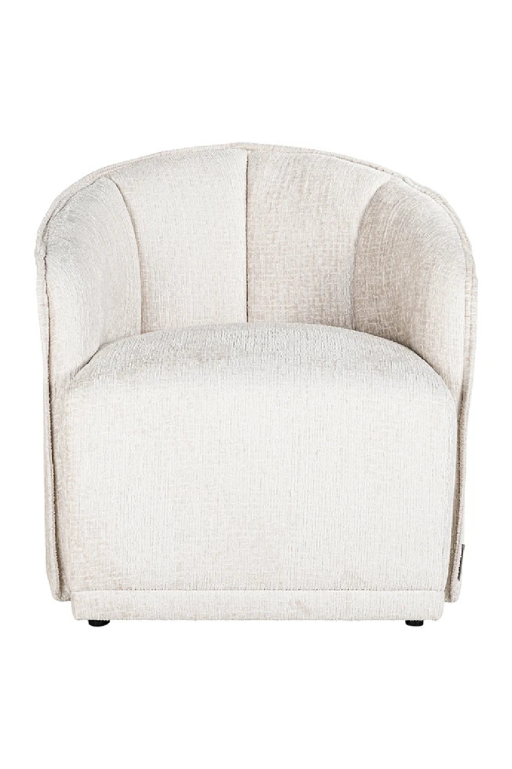 Cream Curved Accent Chair | Richmond Interiors Maryse | Oroa.com