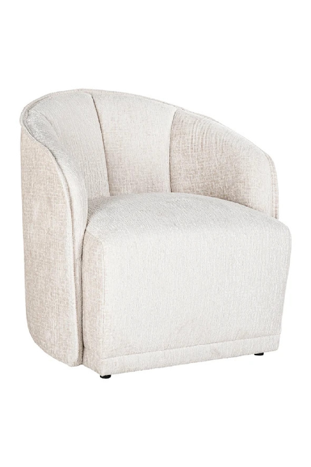 Cream Curved Accent Chair | Richmond Interiors Maryse | Oroa.com