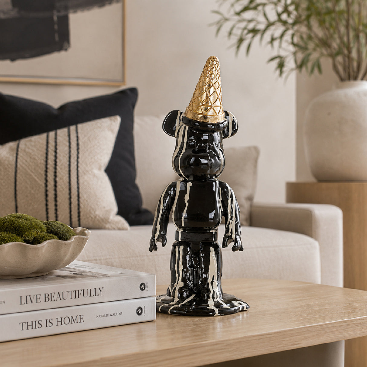 Modern European furniture - Black Bear Decorative Object - www.oroa.com | Oroa.com