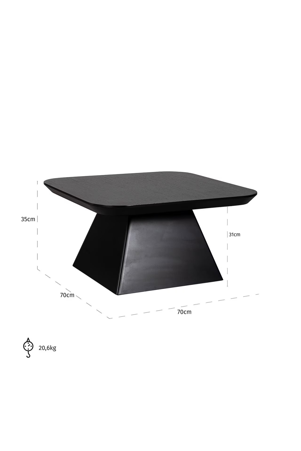 Oak Modern Coffee Table | Richmond Interiors Bonvoy | Oroa.com