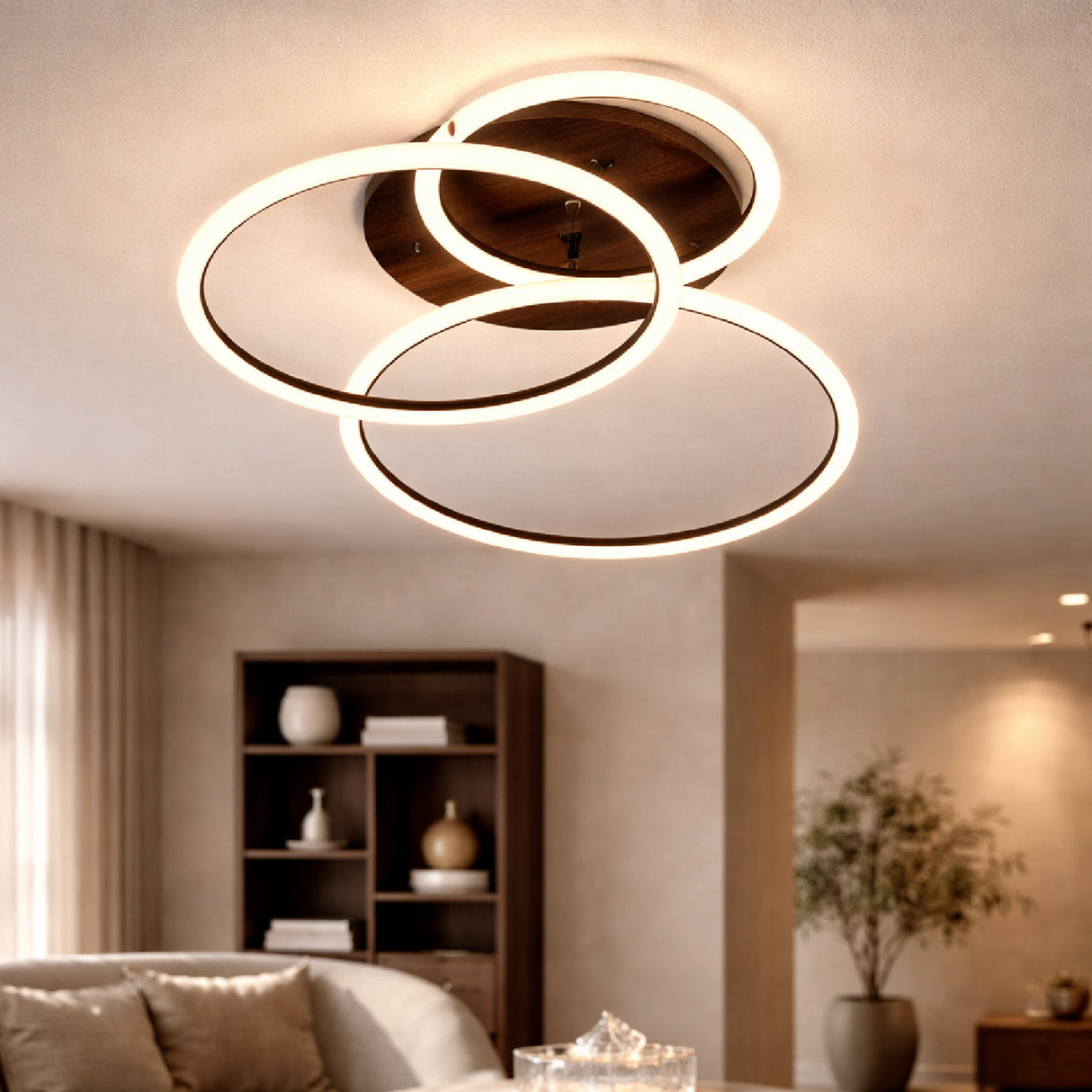 White Rings Ceiling Light | Oroa.com