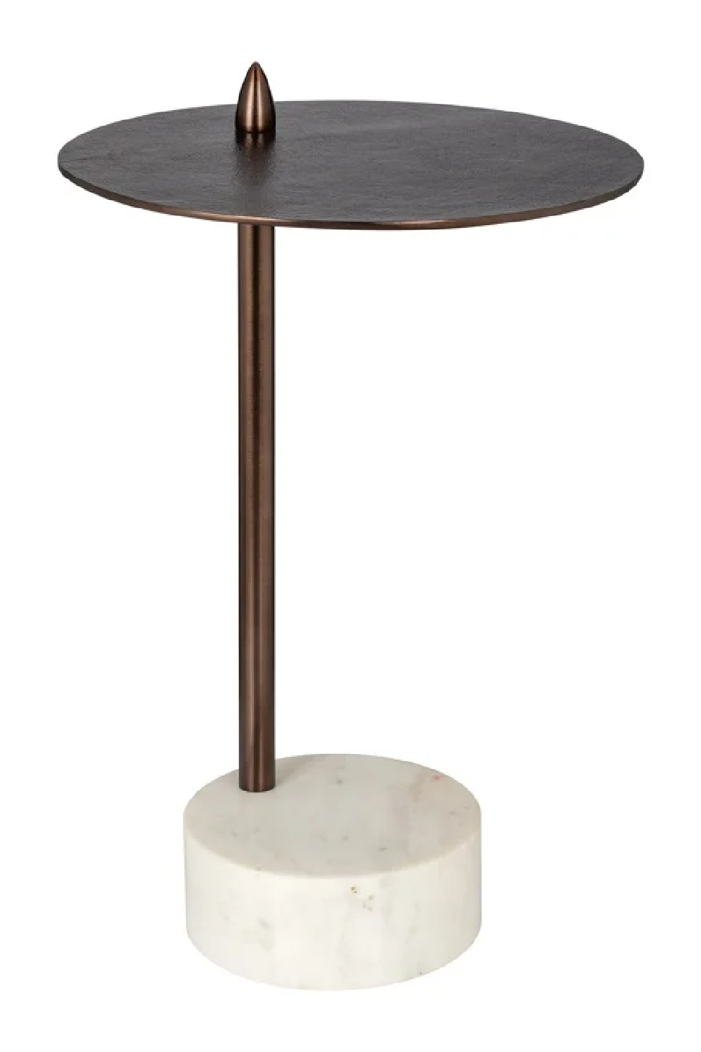 Aluminium Pedestal Side Table | Richmond Interiors Barron | Oroa.com