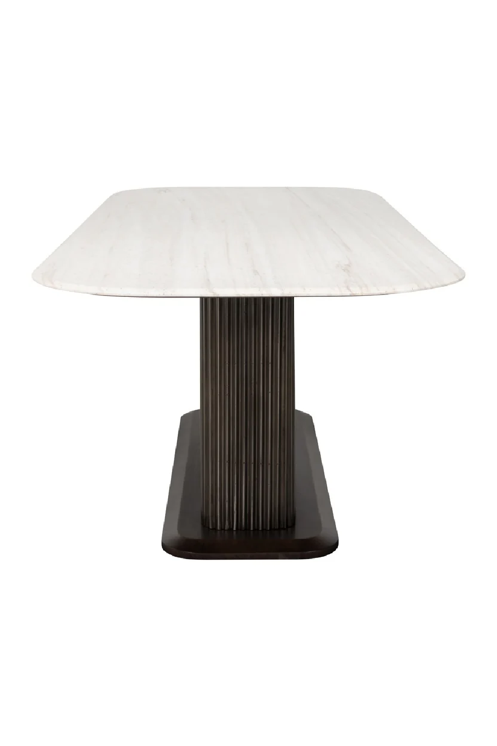 White Marble Rectangular Dining Table | OROA Mayfield | Oroa.com