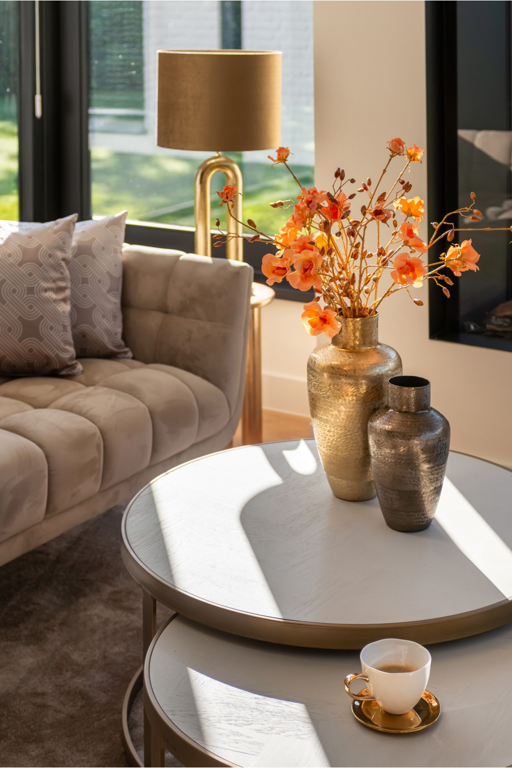 Round Nesting Coffee Table | Oroa.com