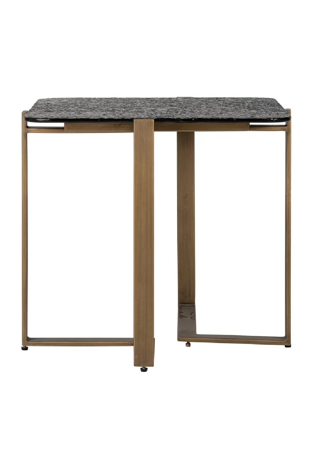 Textured Glass Side Table | Richmond Interiors Sterling | Oroa.com