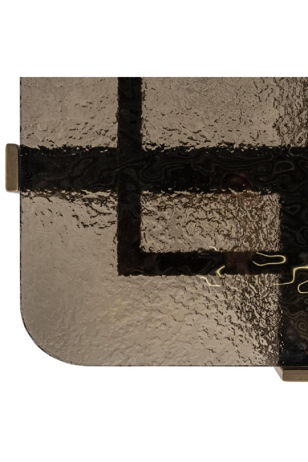 Textured Glass Side Table | Richmond Interiors Sterling | Oroa.com