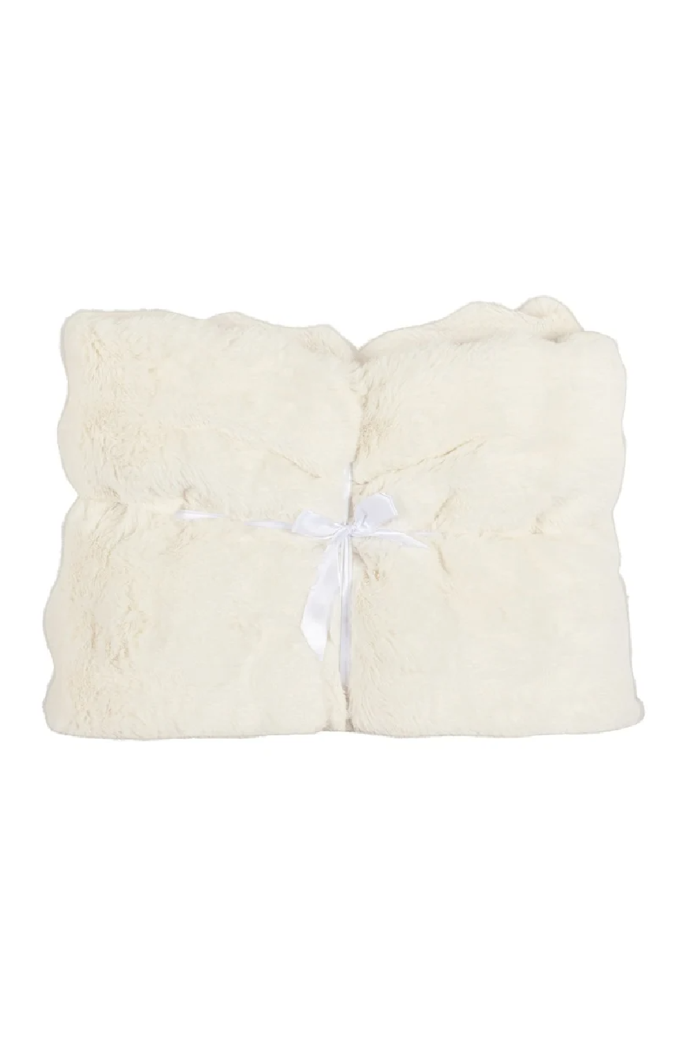 White Furry Blanket | Richmond Interiors Nassim | Oroa.com