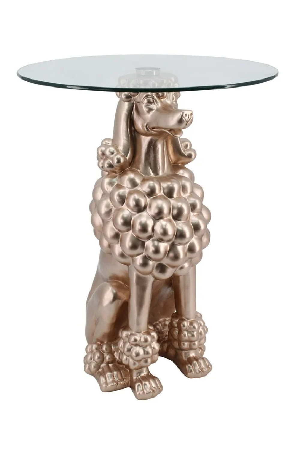 Sculptural Art Deco Side Table | Richmond Interiors Poodle | Oroa.com
