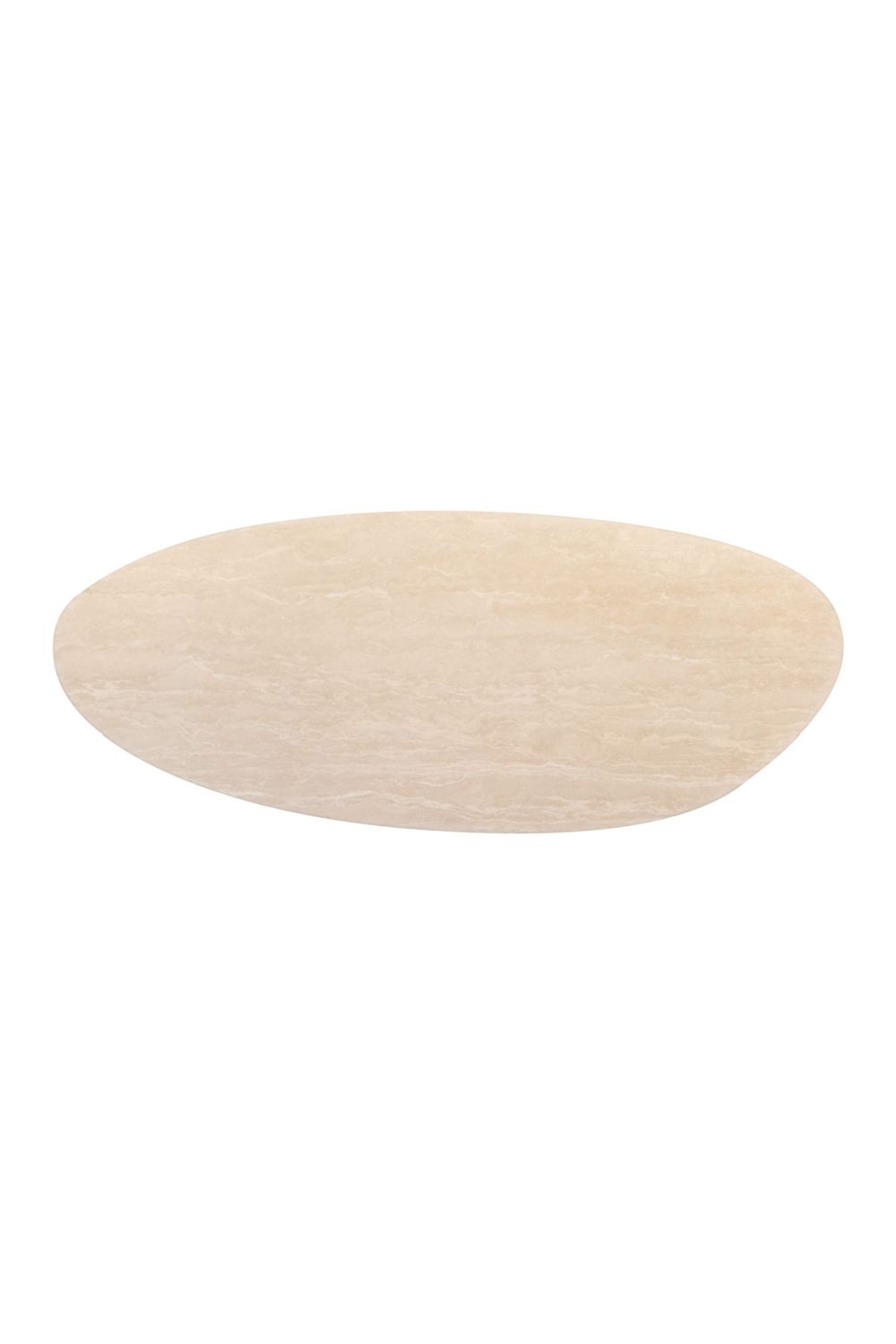 Organic-Shaped Travertine Dining Table | Oroa.com