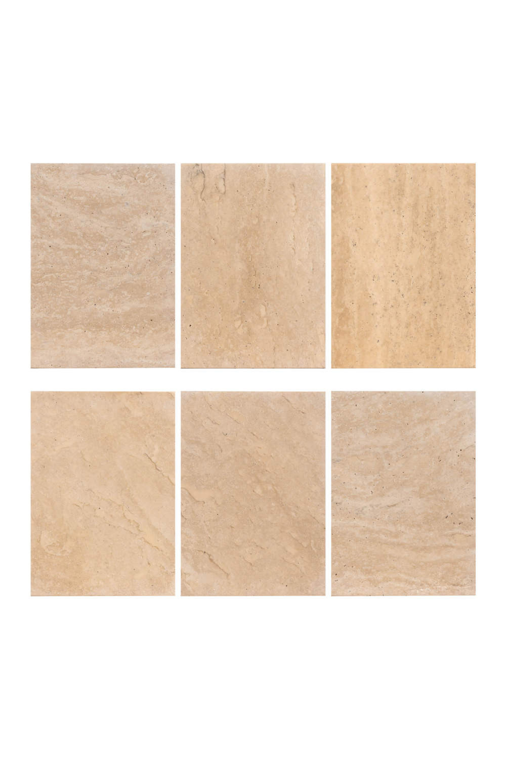 Organic-Shaped Travertine Dining Table | Oroa.com