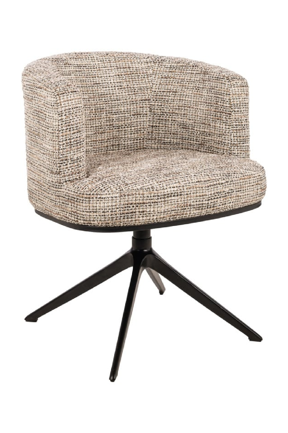 Curved Modern Swivel Chair | Richmond Interiors Cheyenne | Oroa.com