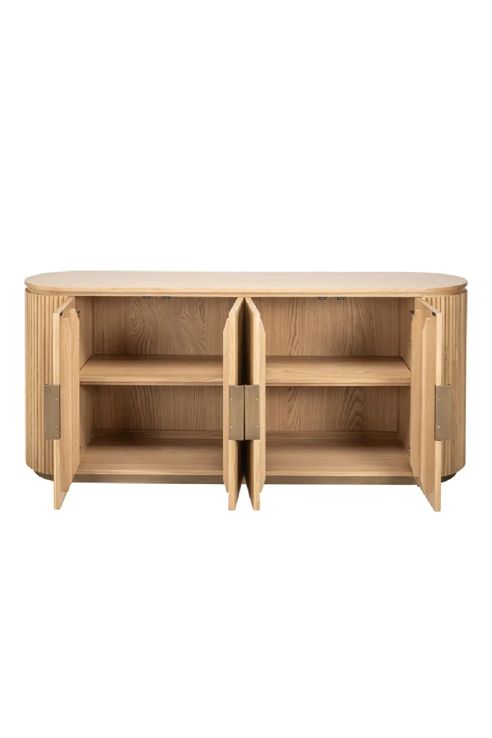 Natural Oak 4-Door Sideboard | Richmond Interiors Belfort | Oroa.com