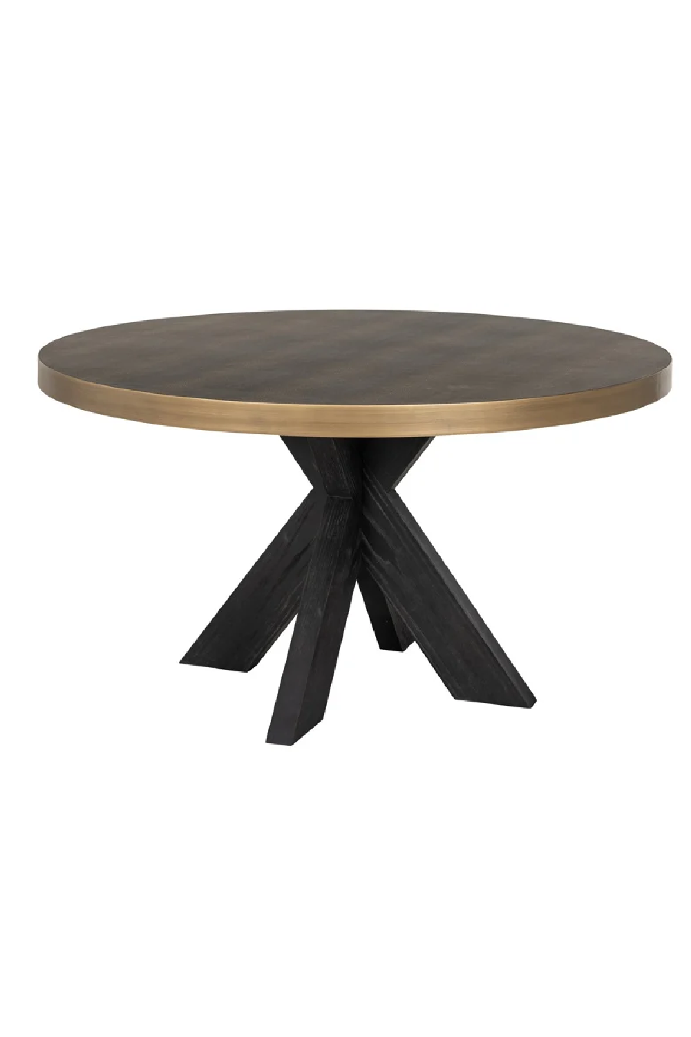 Leather Round Dining Table | Richmond Interiors Bloomville | Oroa.com