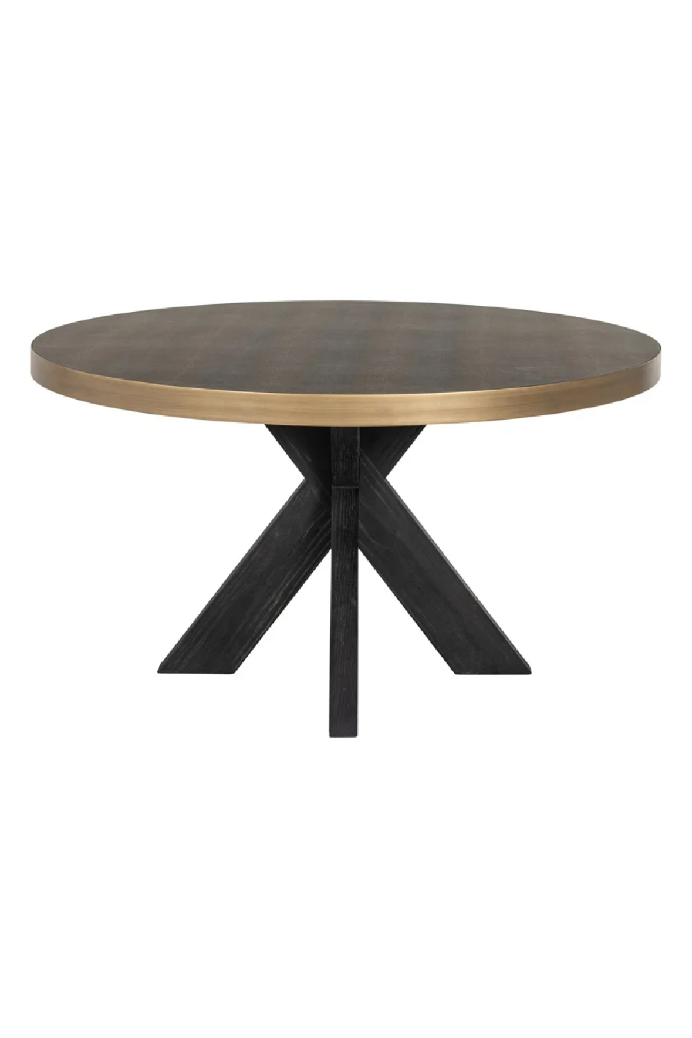 Leather Round Dining Table | Richmond Interiors Bloomville | Oroa.com