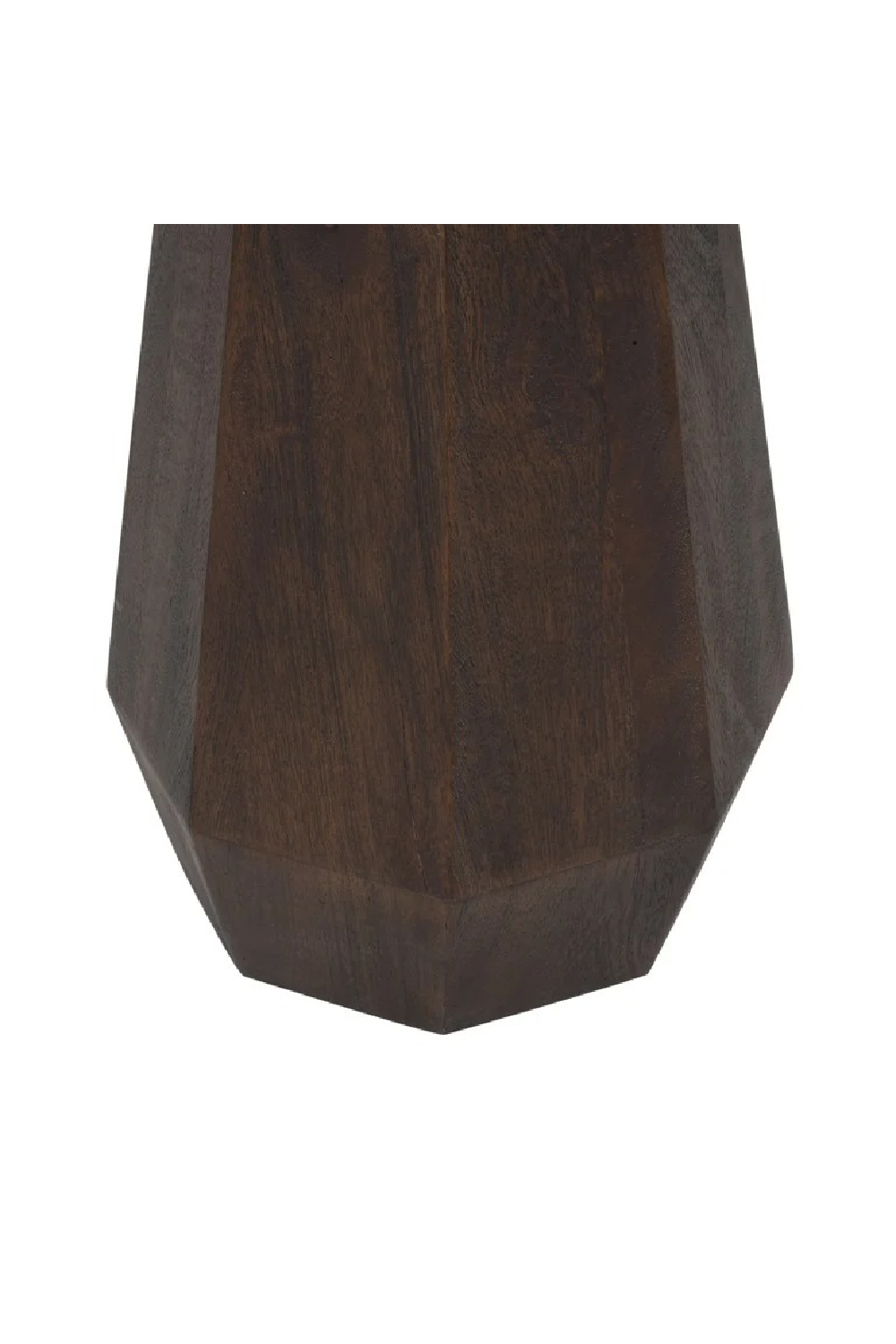 Round Marble Brown End Table | Richmond Interiors Oberoy | Oroa.com