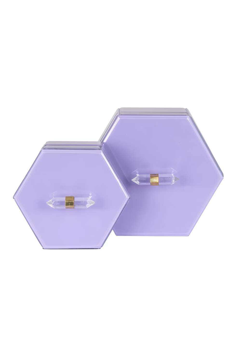 Purple Hexagon Storage Box | Richmond Interiors Jutta | Oroa.com
