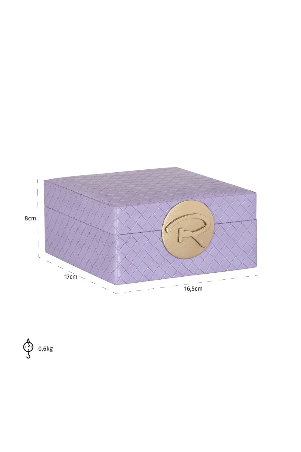 Purple Lattice Jewelry Box | Richmond Interiors Joelle | Oroa.com