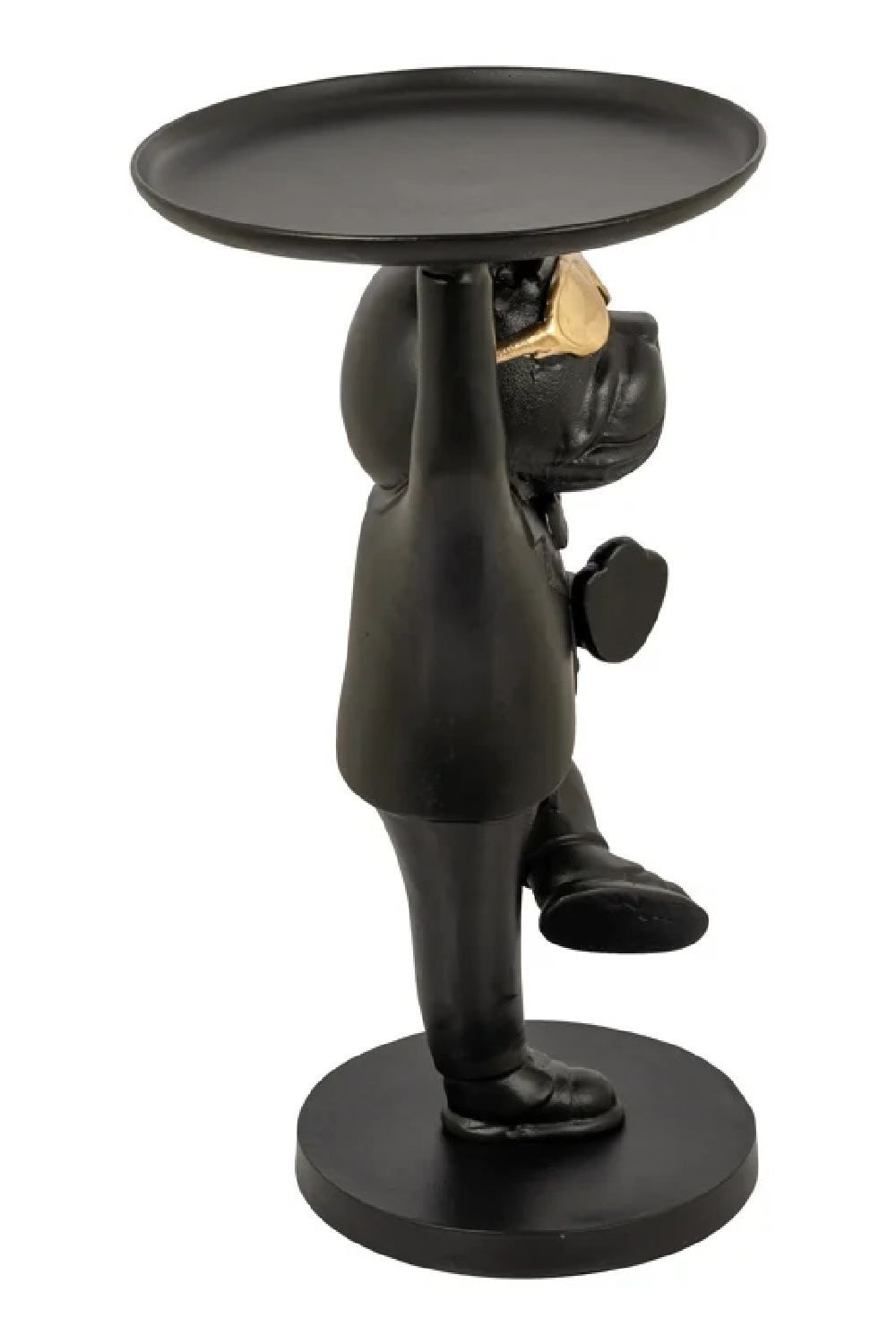 Dog Sculpture Black End Table | Richmond Interiors Bullie | Oroa.com