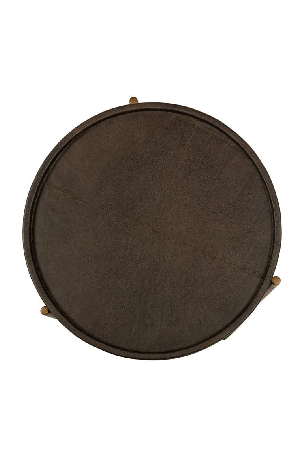 Brown Leather End Table | Richmond Interiors Zillon | Oroa.com