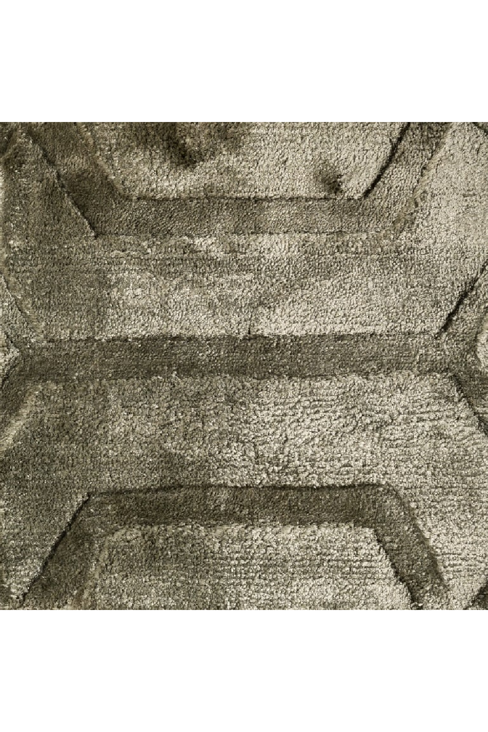 Olive Green Viscose Carpet 6'5" x 10' | Richmond Interiors Liva | Oroa.com