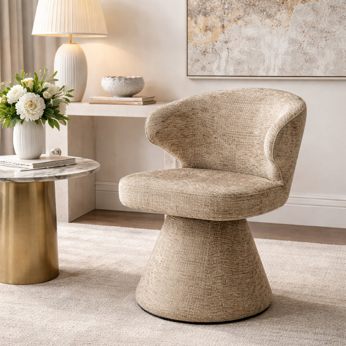 Modern Pedestal Armchair | Oroa.com