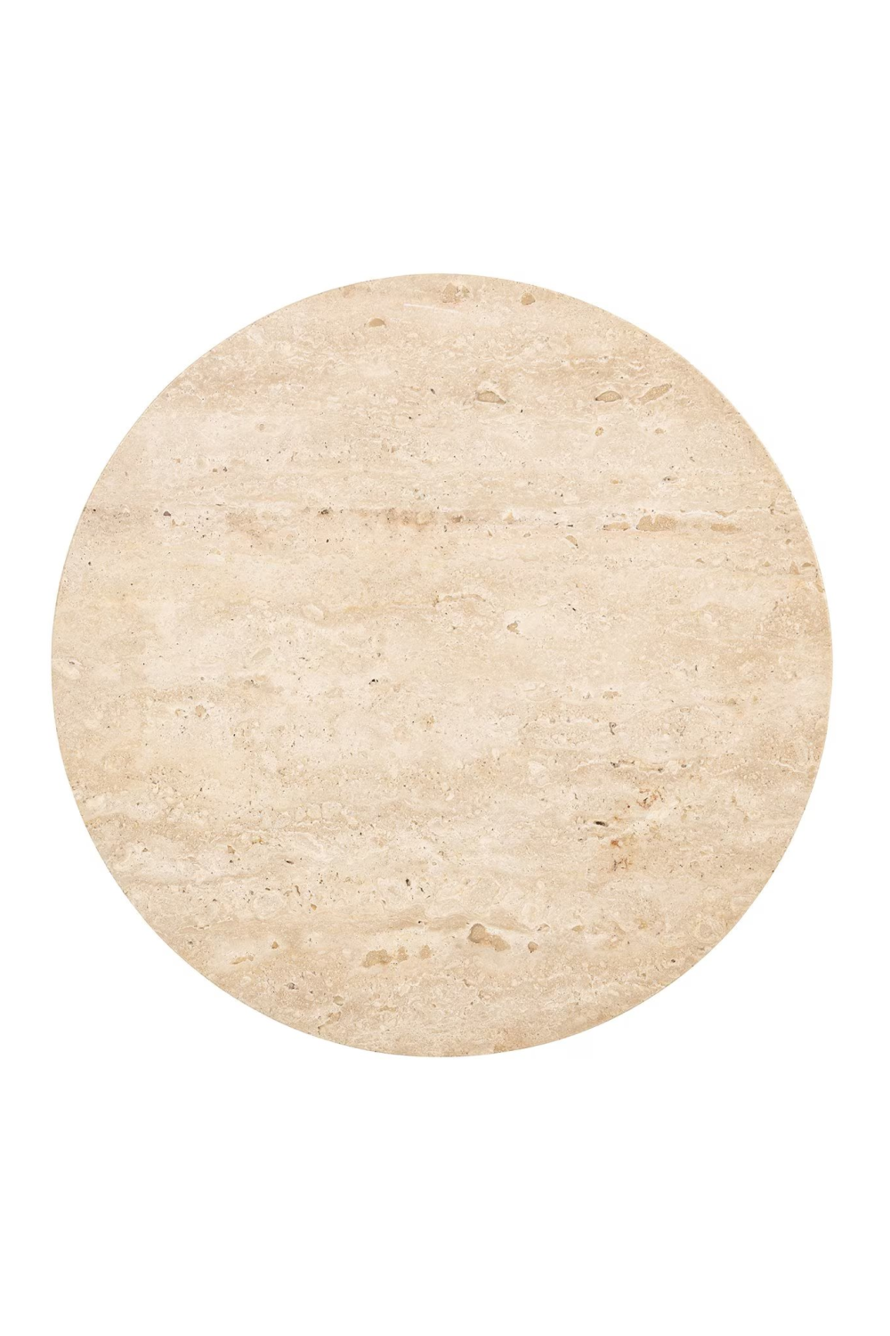 Travertine Pedestal End Table | Richmond Interiors Kibo | Oroa.com