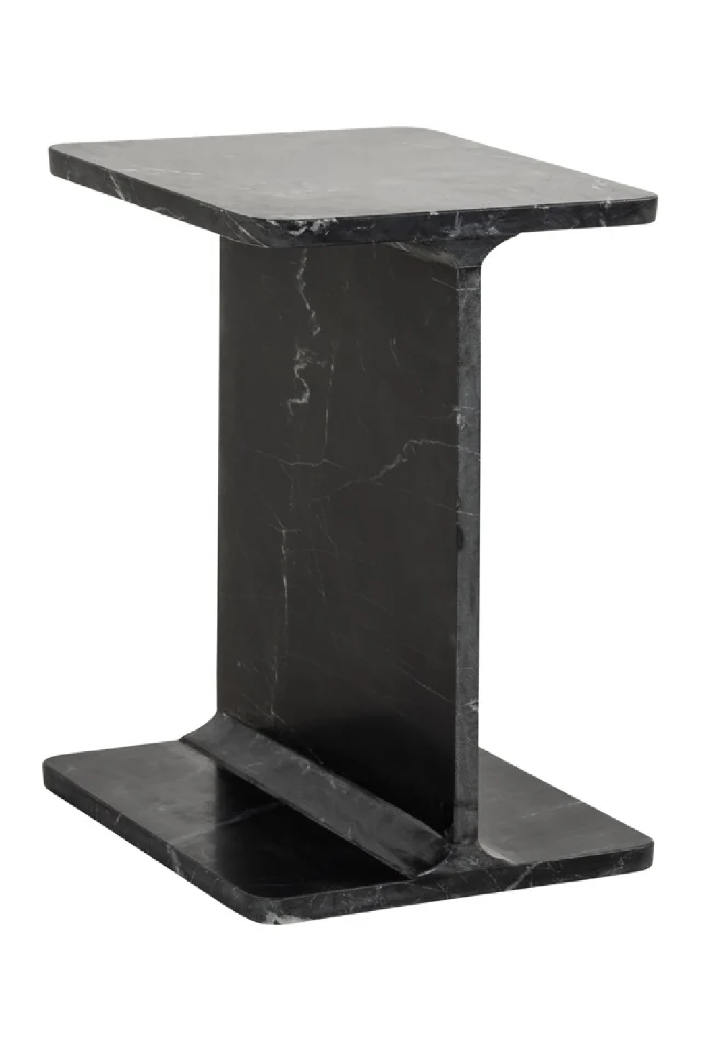Black Marble End Table | Richmond Interiors Benson | Oroa.com