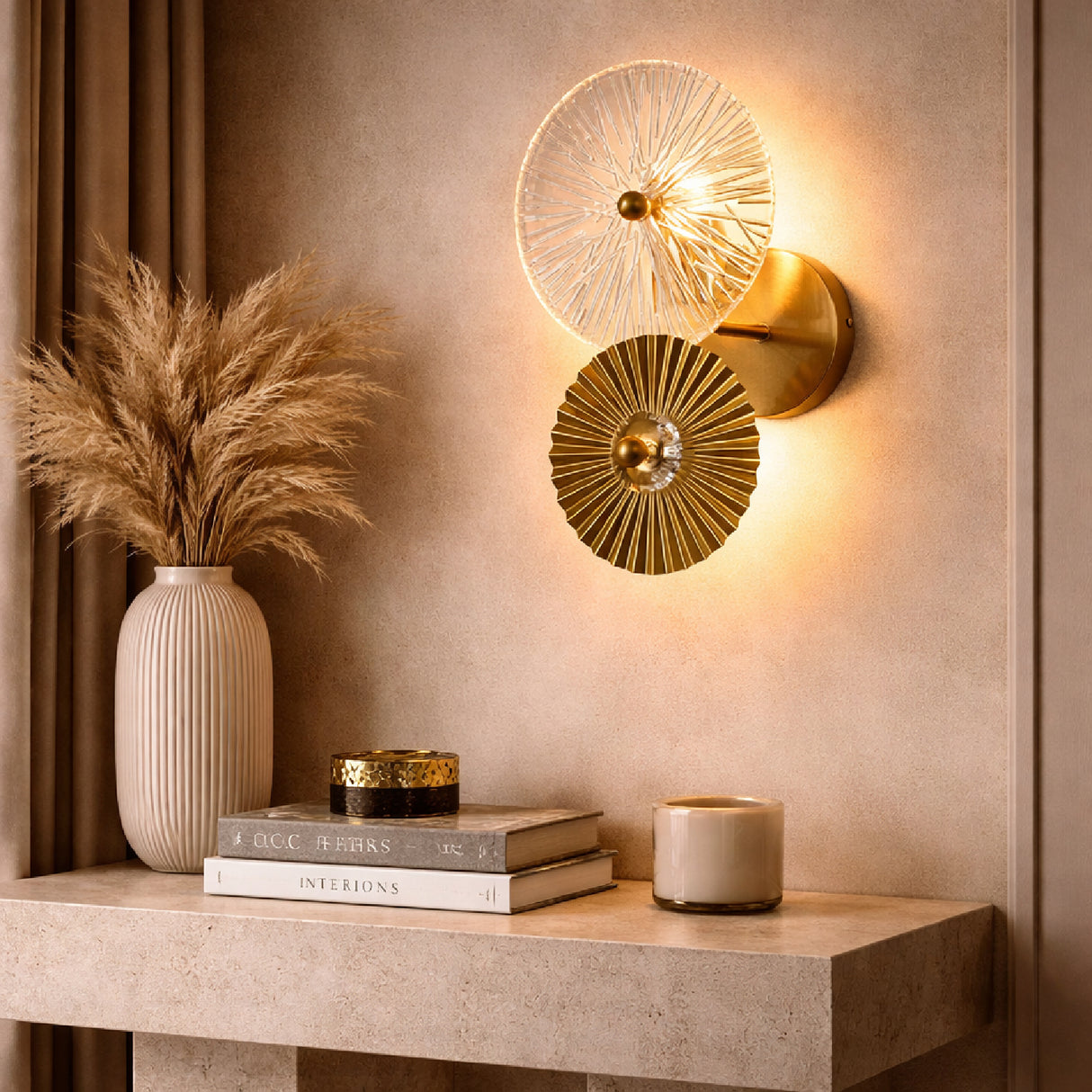 Round Fluted Wall Lamp | Oroa.com