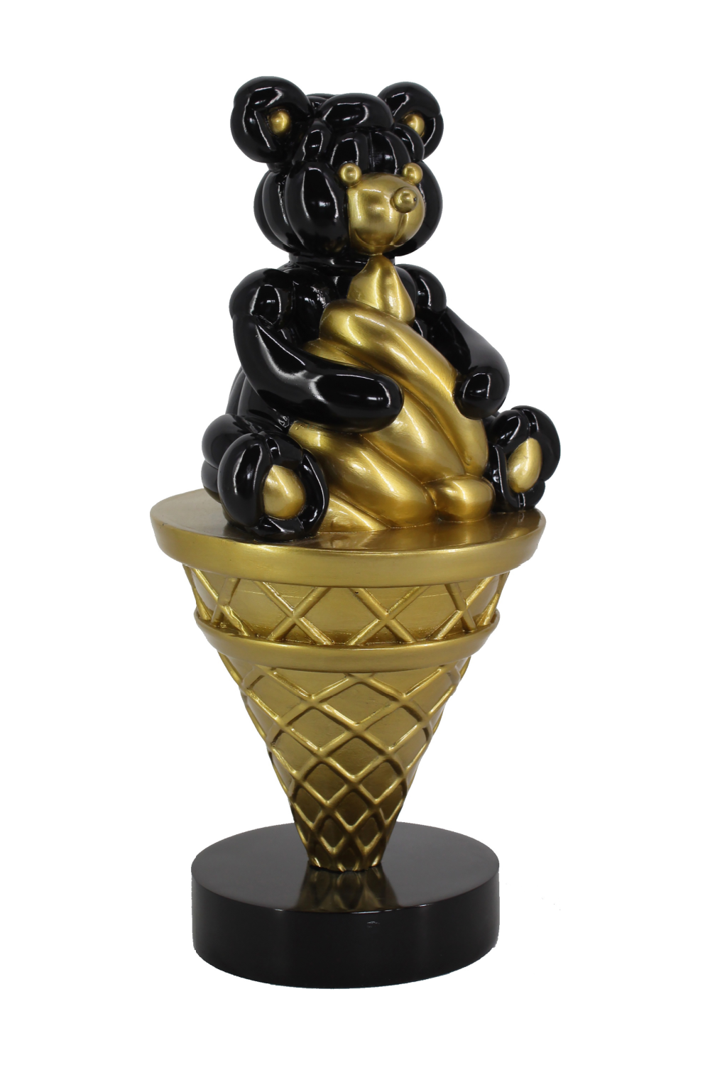 Bear On Cone Decorative Object | Richmond Interiors Harly | Oroa.com