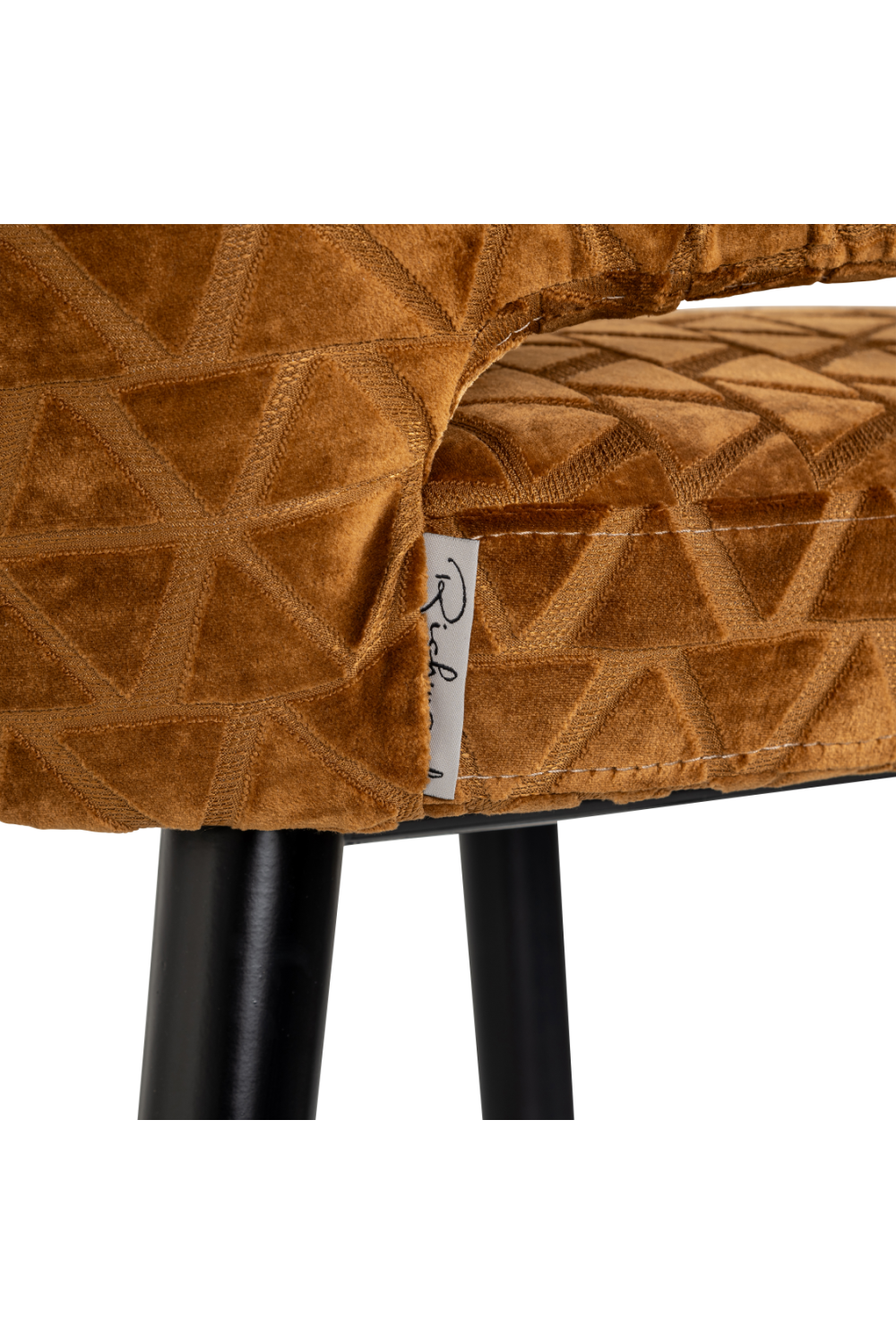 Gold Triangle Bar Stool | Oroa.com