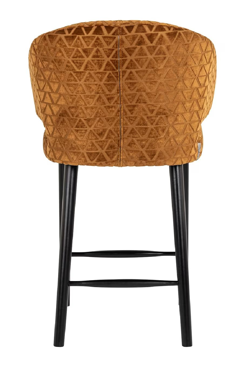 Triangle Patterned Counter Stool | Richmond Interiors Indigo | Oroa.com