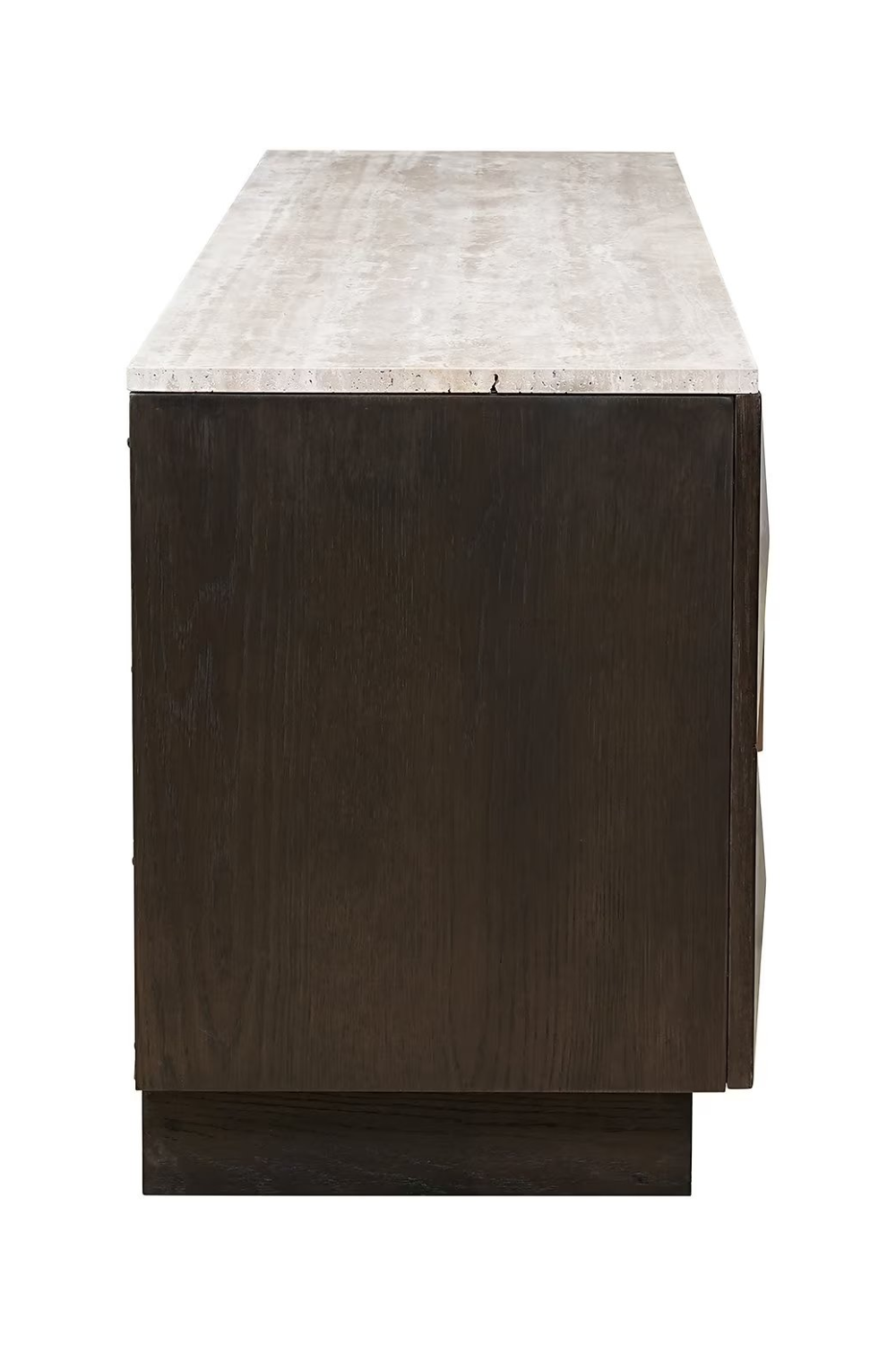 Brown Oak 4-Door TV Cabinet | Richmond Interiors Claremont | Oroa.com