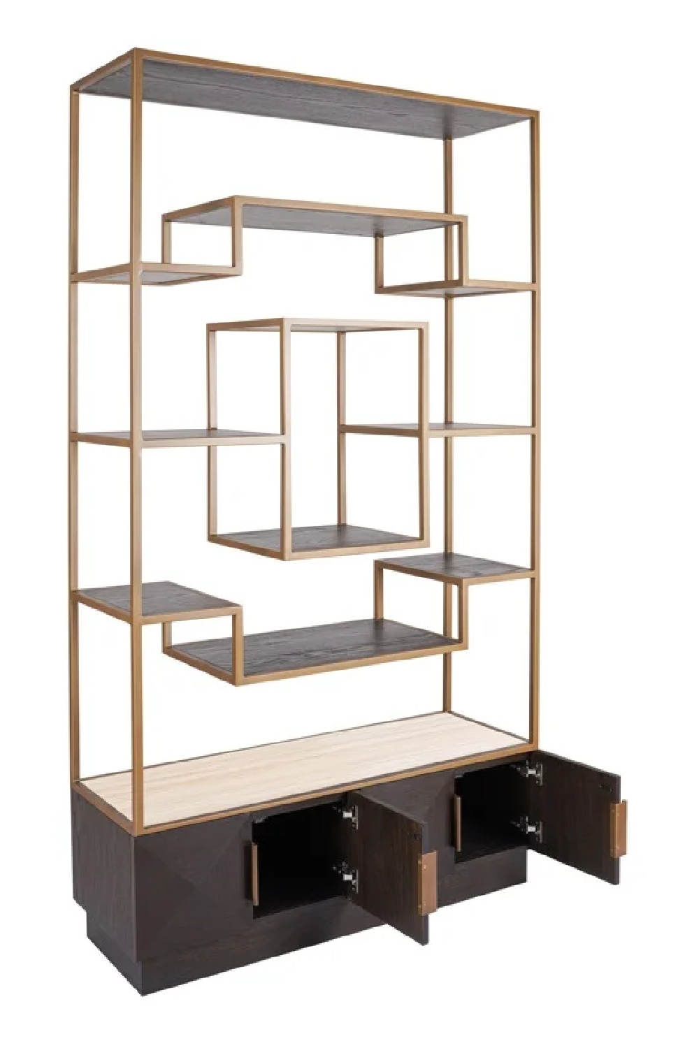 Brown Oak Display Cabinet | Oroa.com