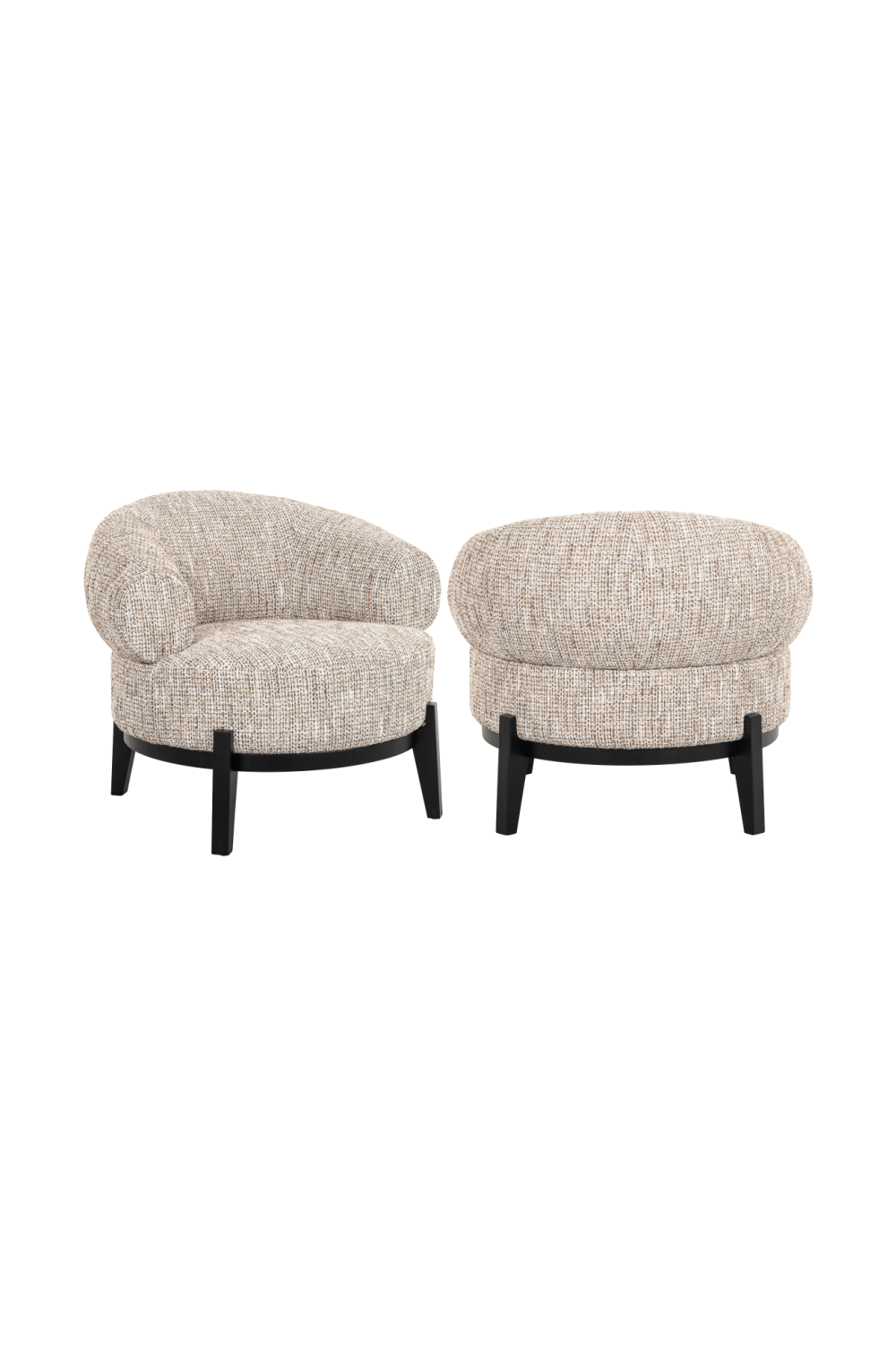 Beige Round Lounge Chair | Oroa.com