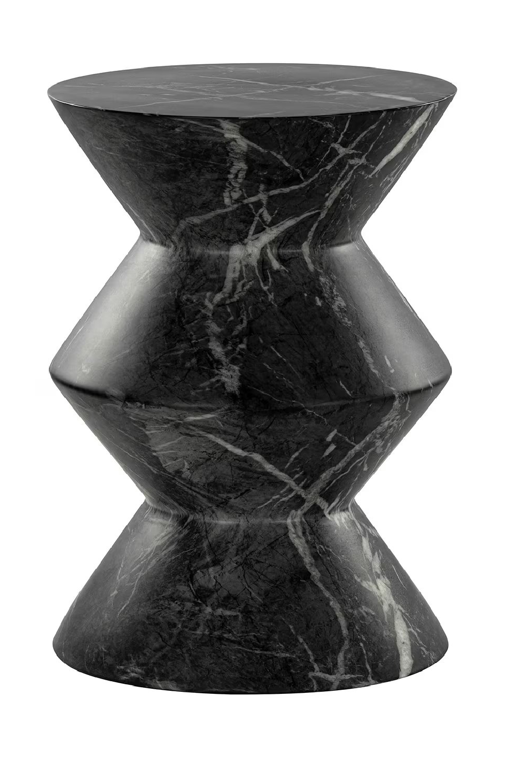 Black Stone Angular End Table | Richmond Interiors Bosco | Oroa.com