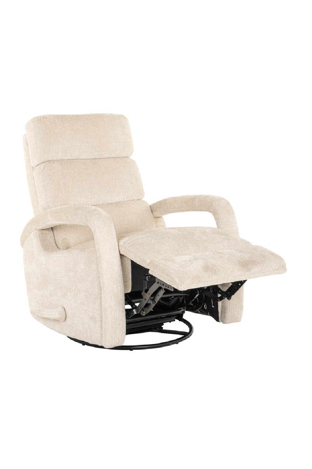 Upholstered Reclining Swivel Chair | Richmond Interiors Denvi | Oroa.com