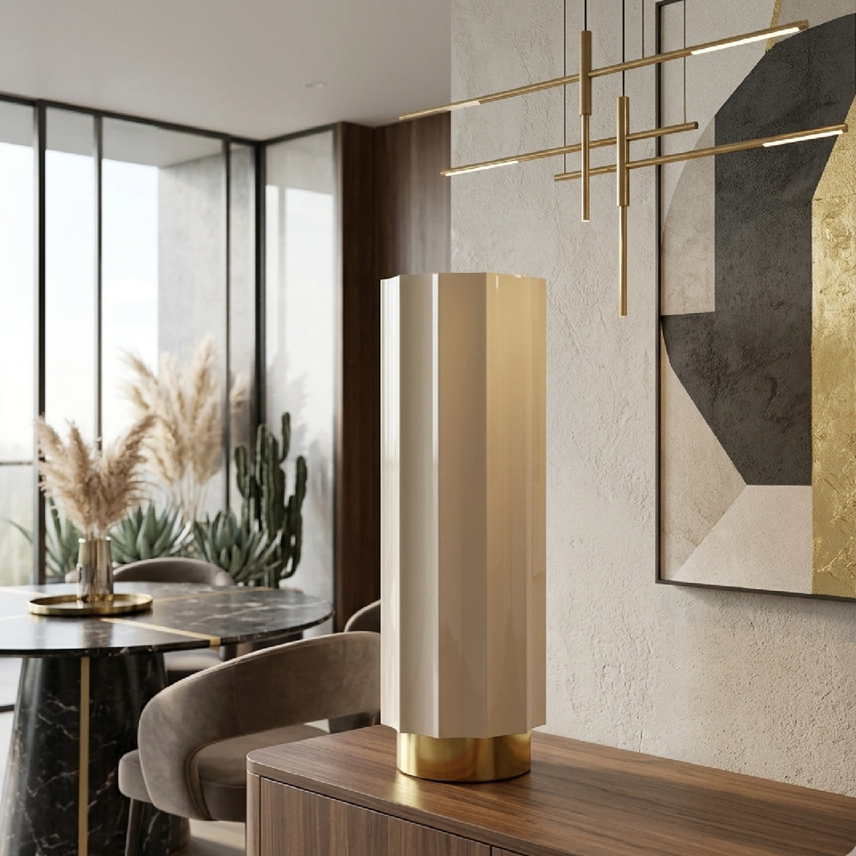 Iron Scalloped Column | Oroa.com