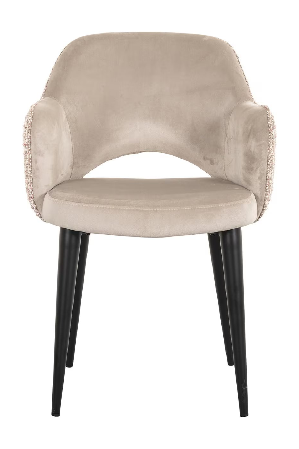 Khaki Velvet Dining Armchair | Richmond Interiors Giovanna | Oroa.com