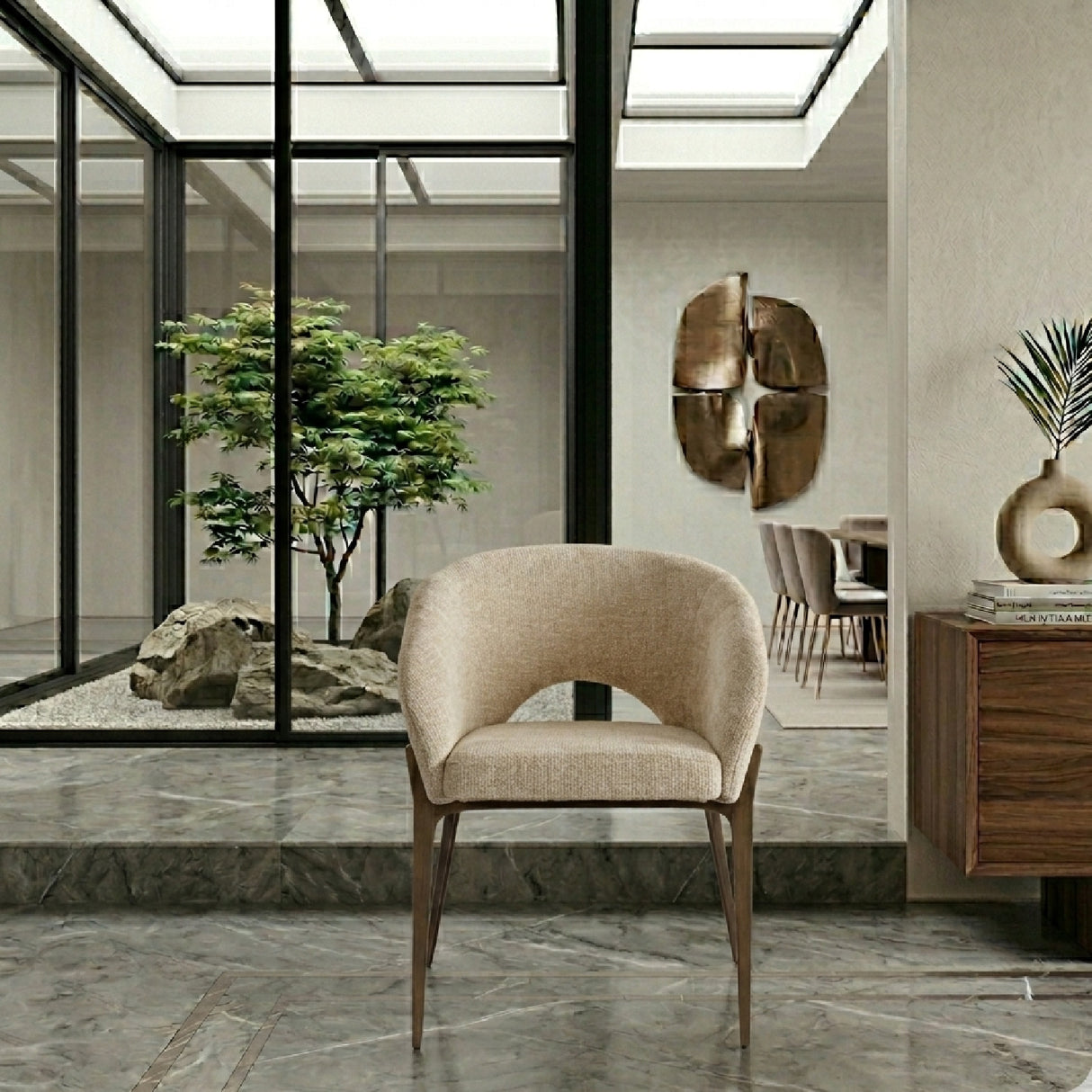 Cut-Out Back Dining Chair | Oroa.com