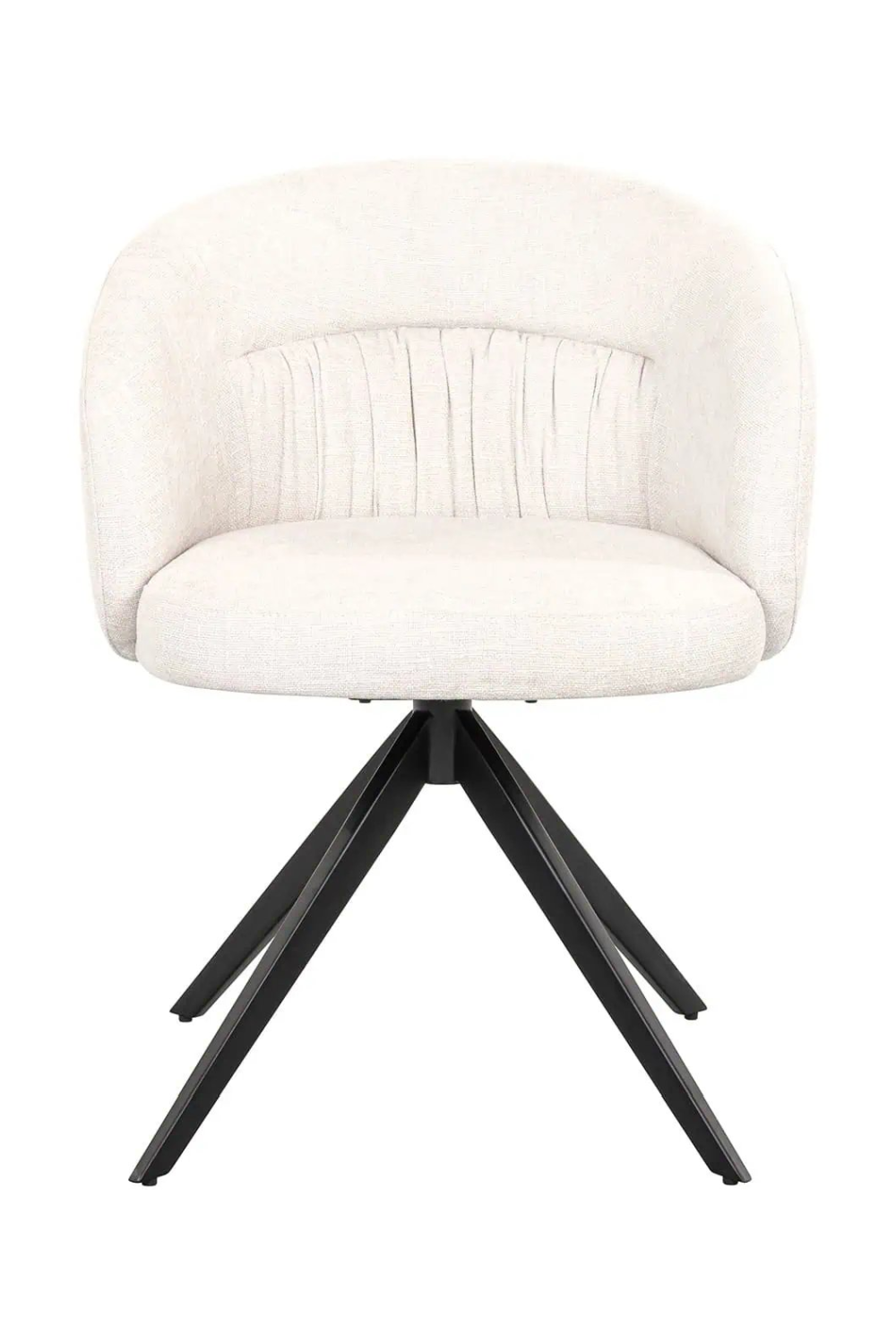 Quadrupod Curved Swivel Chair | Richmond Interiors Olivia | Oroa.com