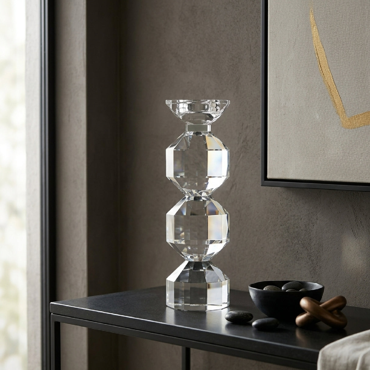 Three-Tiered Glass Candle Holder | Oroa.com