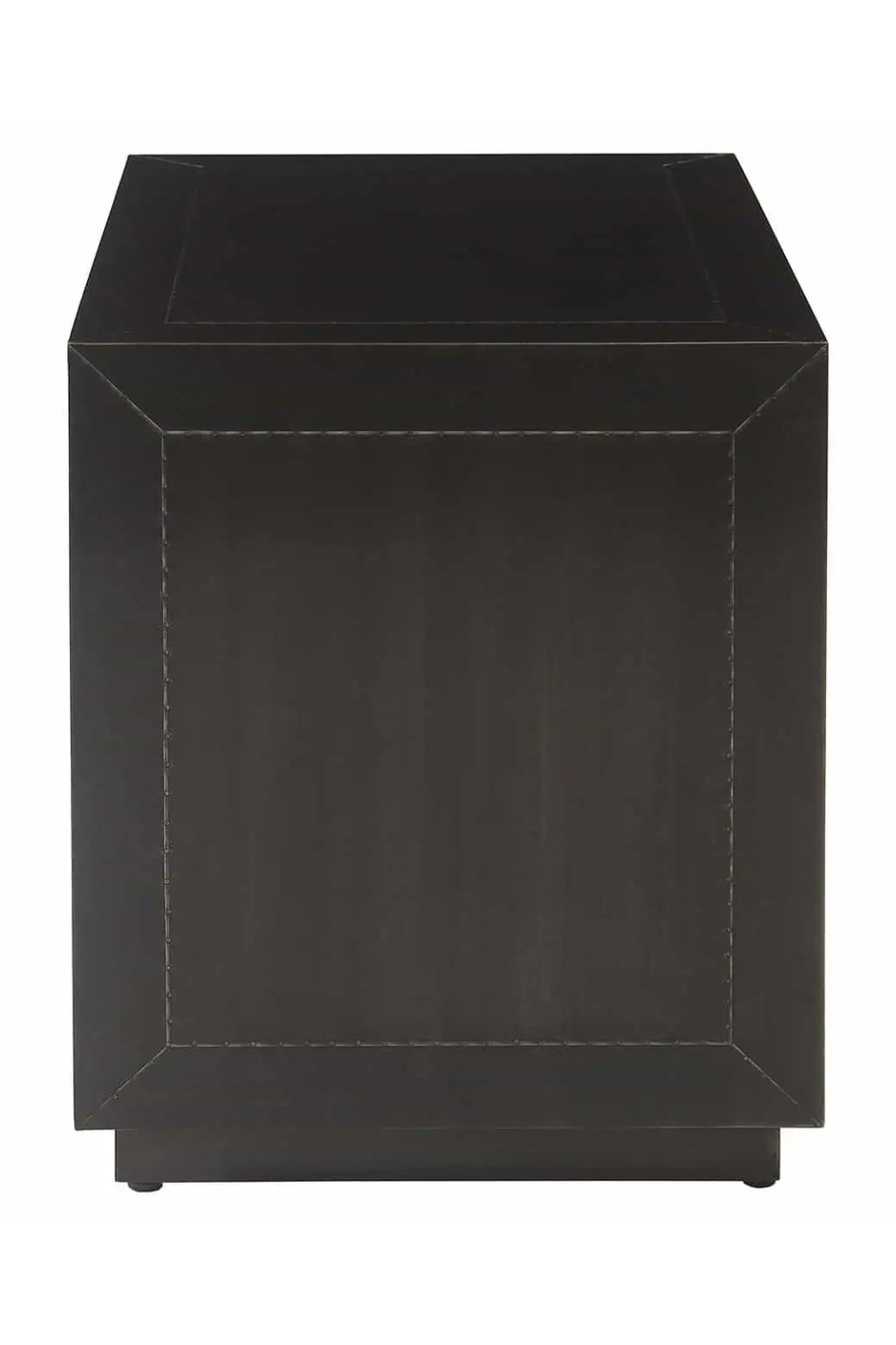 Brown Metal 2-Drawer Nightstand | Richmond Interiors Dante | Oroa.com